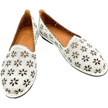 Dámské polobotky URBAN LADIES – Dámské polobotky 242-25, bílé Velikost: 36