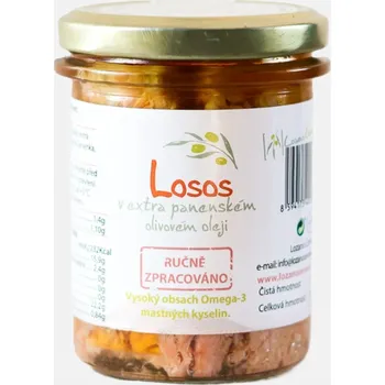 Lozano Červenka Losos v extra panenském olivovém oleji Arbequina