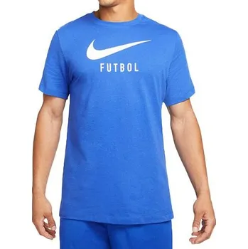Pánské tričko Pánské tričko Nike Swoosh Soccer - Pánské bavlněné triko s krátkým rukávem, nápisem Futbol a logem od značky Nike, v různém barevném provedení. - 3479066