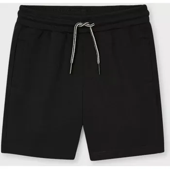 Chlapecké kraťasy Chlapecké bavlněnné kraťasy Mayoral 611-40 černé velikost 104