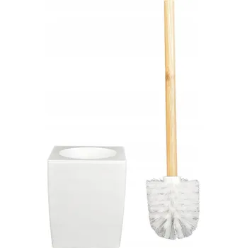 WC štětka Moderní WC kartáč toaletní bílý odolné provedení stylový velký