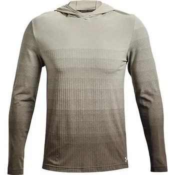 Pánská mikina UA Seamless LUX Hoodie-BRN - 3479683