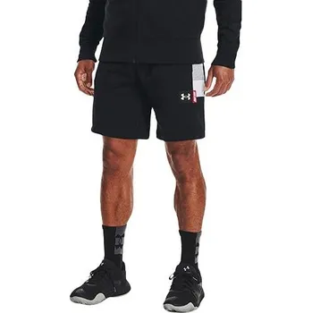 UA PERIMETER FLEECE SHORT-BLK