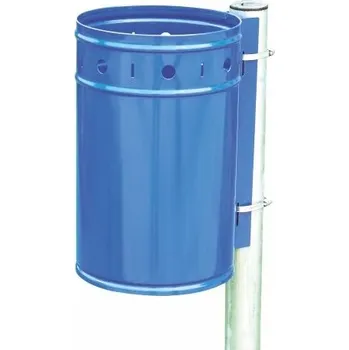 Venkovní odpadkový koš Venkovní odpadkový koš závěsný - modrý 20 l.