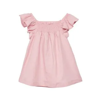 Dámská móda United Colors Of Benetton Letní šaty 43WBGV026 Růžová Regular Fit 116