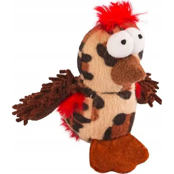 Hračka pro kočku Hračka pro kočky se šantou kočičí, bláznivá slepice, 8 cm, Kerbl