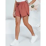 Tmavě oranžové dámské sportovní šortky se skrytou kapsou MISSRUN SY0426 Velikost: M