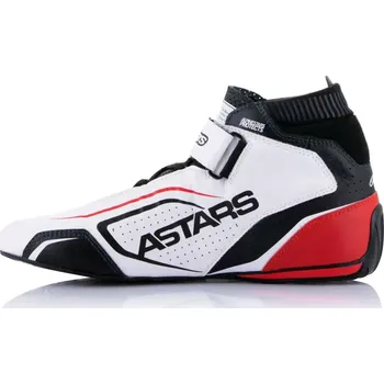 Moto obuv Boty Alpinestars Tech-1 T V3 Bílá / Černá / Červená 43