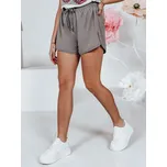 Šedé dámské sportovní šortky se skrytou kapsou MISSRUN SY0425 Velikost: S