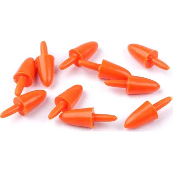 Nos / mrkev k zapíchnutí 8x23 mm, barva oranžová