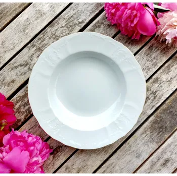 Talíř Thun 1794 BERNADOTTE talíř hluboký 23 cm, zlatá linka