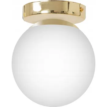 Stropní Svítidlo Kula Stropní Svítidlo 15 cm Zlaté nástěnné svítidlo 2v1