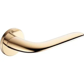 Dveřní kování Klika Moon R SL - mosaz leštěná (komplet 2ks)