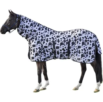 Sport Deka proti hmyzu s krkem -Cow- černá/bílá, 165 cm