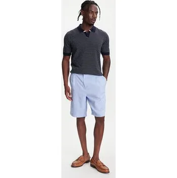 United Colors Of Benetton Šortky z materiálu 43B3U9010 Modrá Regular Fit 46