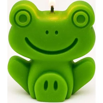 Svíčka Vonná svíčka Žába | 50 g | Svíčkománie3D | Barva: Zelená