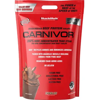 Protein MuscleMeds Carnivor 100 Beef Protein 3390 g Příchuť: čokoláda