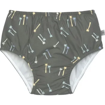 Dětská móda LÄSSIG plavkové kalhotky Swim diaper Palms Depp Olive vel. 19-24 m