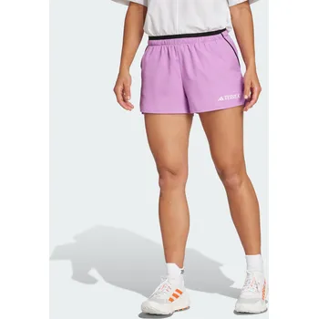 Dámské kraťasy ADIDAS Šortky Terrex Multi Light L FIALOVÁ