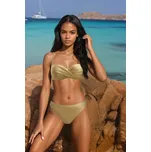 Zlaté push-up bikiny s kalhotkami vyššího střihu Alice -26/G kolor P32 Velikost: 42