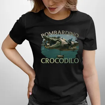 Žertovný předmět Bombardino Crocodilo - Italian Brainrot - dámské tričko s potiskem