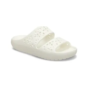 Dámská móda Crocs Nazouváky Classic Floral Cutout Sandal 210966 Bílá 39_40