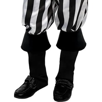 Karnevalový doplněk Funiglobal - Černé návleky na boty pro děti -