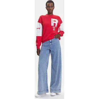 Pánská mikina Pepe Jeans Mikina Red Bull Racing Panel Team RL580010 Červená Relaxed Fit S