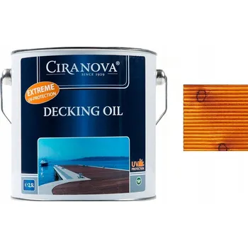 Olej na dřevo Olej na terasy CIRANOVA DECKING OIL TEAK Tik (Teakové dřevo)