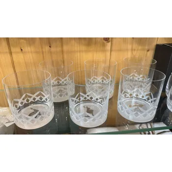 Sklenice Brusírna Janský - ručně broušené sklenice z českého křišťálu na whisky set