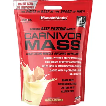 Anabolizér MuscleMeds Carnivor Mass 4530 g Příchuť: Vanilkový karamel