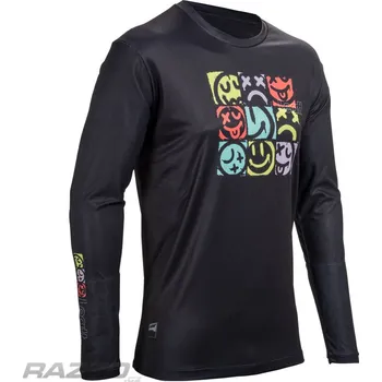 cyklistický dres Dres na kolo Leatt MTB Gravity 3.0 Jersey Black 2025 XXL