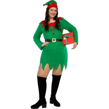 Karnevalový kostým Funiglobal - Plus size kostým Elf pro ženy - XXL