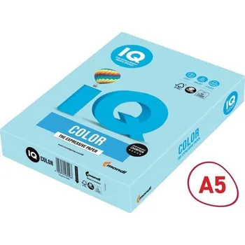 Kancelářský papír Barevný papír IQ Color A5-MB30, pastel.modrý, 500 listů