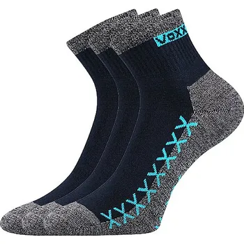 Ponožky VoXX 3 kusy v balení Vector černá Velikost: 39-42