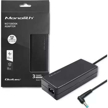 Adaptér k notebooku Napájecí adaptér pro HP 65 W, 19.5 V, 3.33 A, konektor 4.5 × 3.0 mm Slim – Qoltec