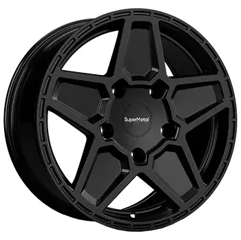 Alu kolo Alu kola SUPER METAL ROCKET, 20x9 5x120 ET45, černá lesklá (zátěžová)
