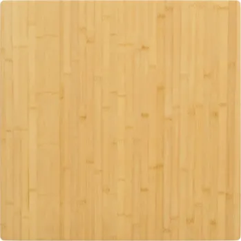 Obývací pokoj Deska stolu, 80x80x2,5 cm, bambusová