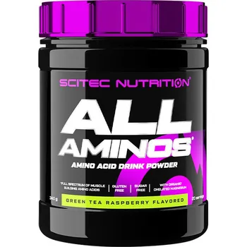 Aminokyselina Scitec Nutrition All Aminos 340 g Příchuť: Zelený čaj-maliny