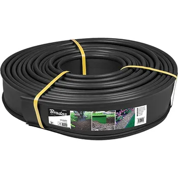 Zahradní obrubník Travní lem 125mm, 18m, černý