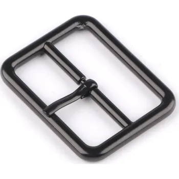 Kovová spona / opasková přezka, průvlek 30; 35; 40 mm Varianta: 2 (35 mm) černý lak, Balení: 10 ks