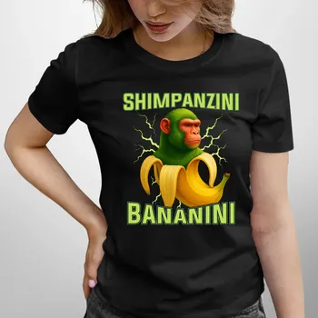 Žertovný předmět Shimpanzini bananini - Italian Brainrot - dámské tričko s potiskem