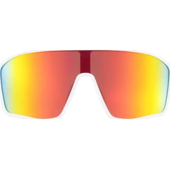 Red Bull Spect sluneční brýle DAFT bílé s červeno oranžovým sklem