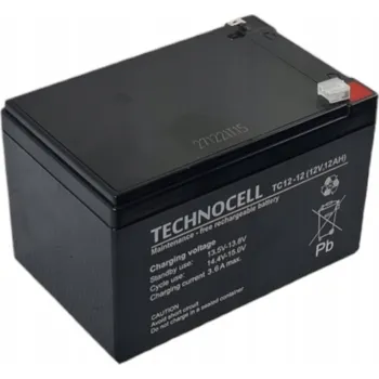 Záložní baterie AKUMULÁTOR BATERIE AGM BEZÚDRŽBOVÝ TECHNOCELL TC 1,2Ah 12V TC1,2-12 1.2-12