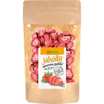 Sušené ovoce IPJ NATUR s.r.o. Jahody plátky mrazem sušené 100g IPJ NATUR 2129