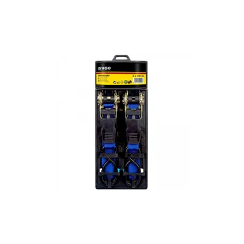 Upínací popruh Aroso Germany Upínací popruhy 30 mm x 4,9 m s ráčnou a háky, 2 ks