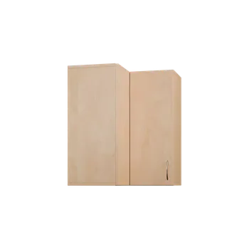 Kuchyňská skříňka KHR - 50 horní skříňka, 1-dveřová, rohová, levá, 730x600x600, bříza světlá