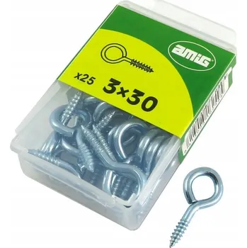 Vrták Šrouby do dřeva Amig 3 x 30 mm 25 ks