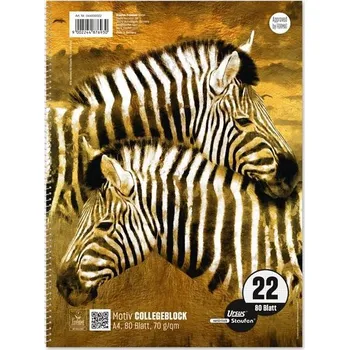 Blok Blok COLLEGE URSUS A4, BV spirálová, čtverečkovaný