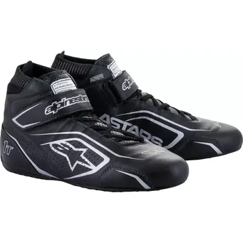 Moto obuv Boty Alpinestars Tech-1 T V3 Černá / Stříbrná 42.5